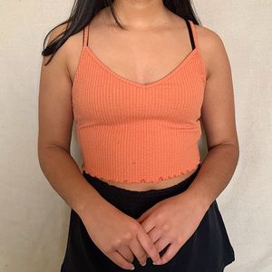 FOREVER 21 ORANGE TANK